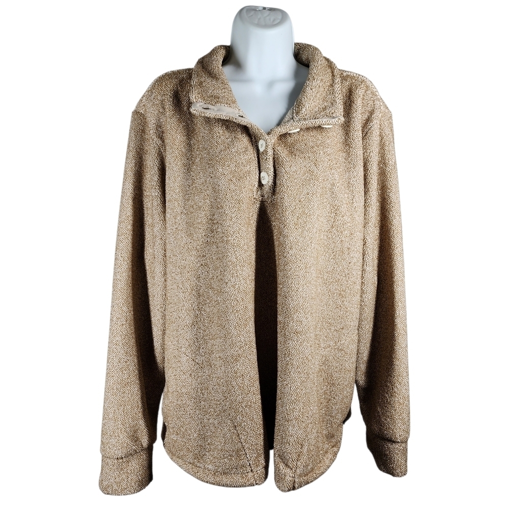 EDDIE BAUER SOFT FLEECE PULLOVER SWEATER